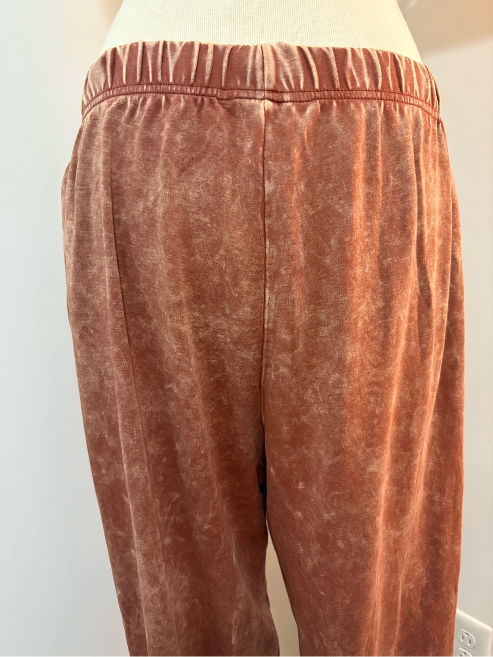 Zenana Outfitters Rust Mineral-Wash Joggers - Picture 8 of 12